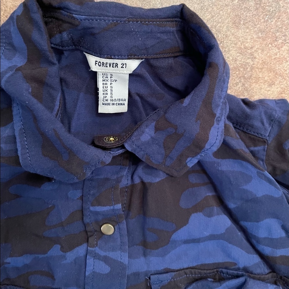 Blue Camouflage Shirt - Picture 3 of 4